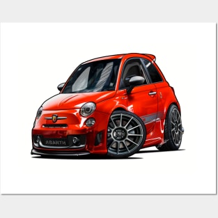 FIAT 500 ABARTH Posters and Art